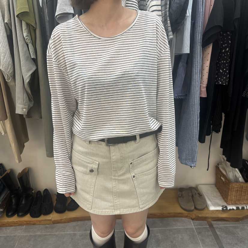 DELIGHT-L東大門實拍韓國女裝新品休閑職業26春夏長袖T恤DELIGHT-L長袖T恤