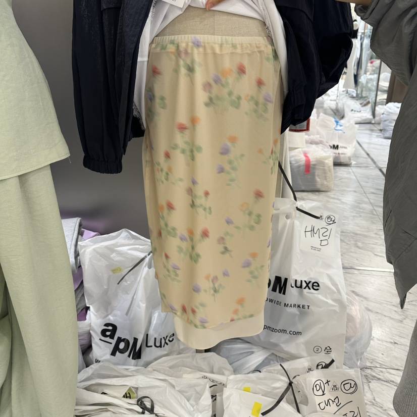 REFLAT韓國直郵實拍女裝新款時尚26夏季職業熱賣人氣長裙REFLAT長裙