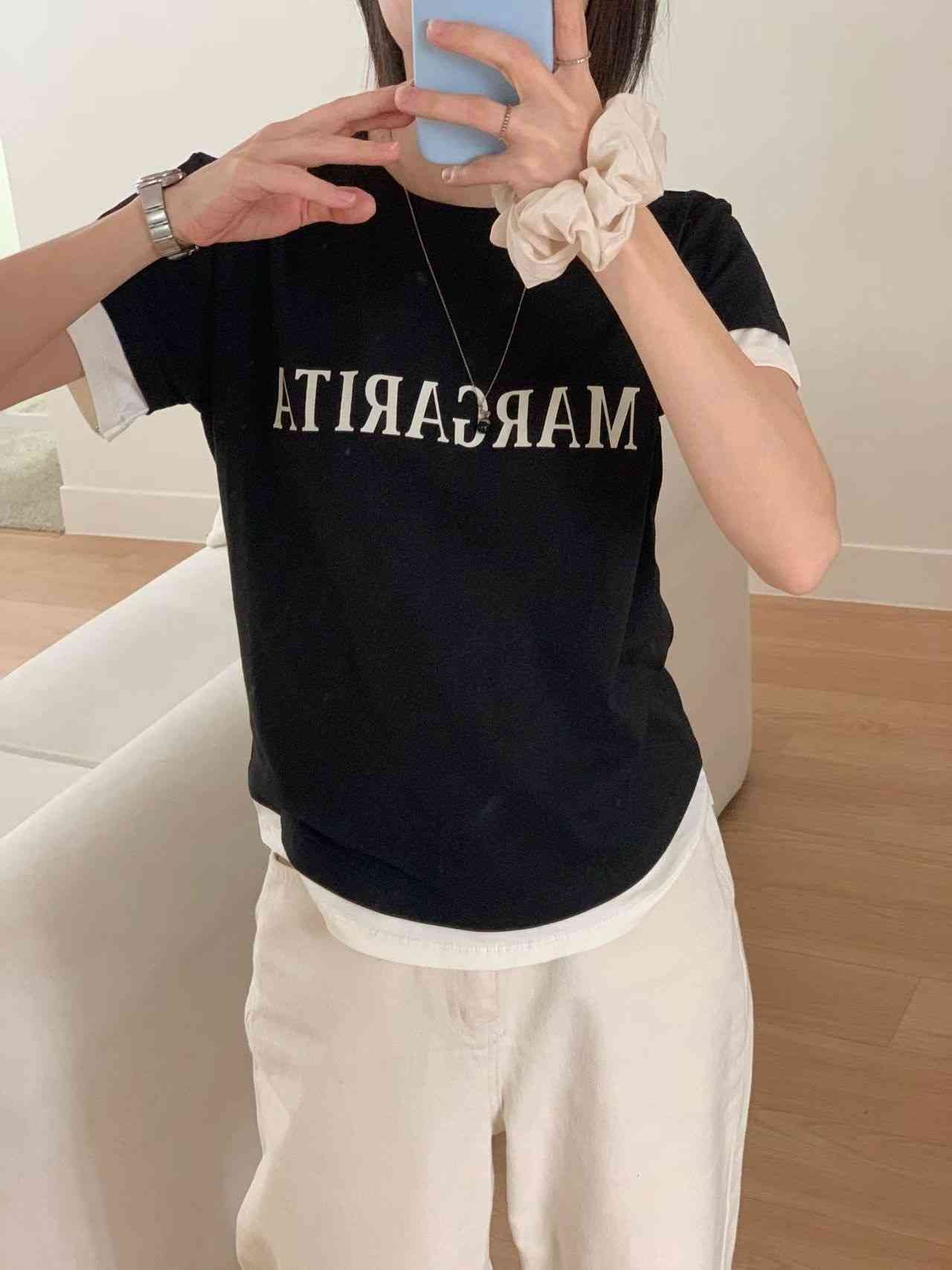ARHEE韓國東大門代購女裝新品推薦休閑職業人氣熱賣26春夏T恤ARHEET恤