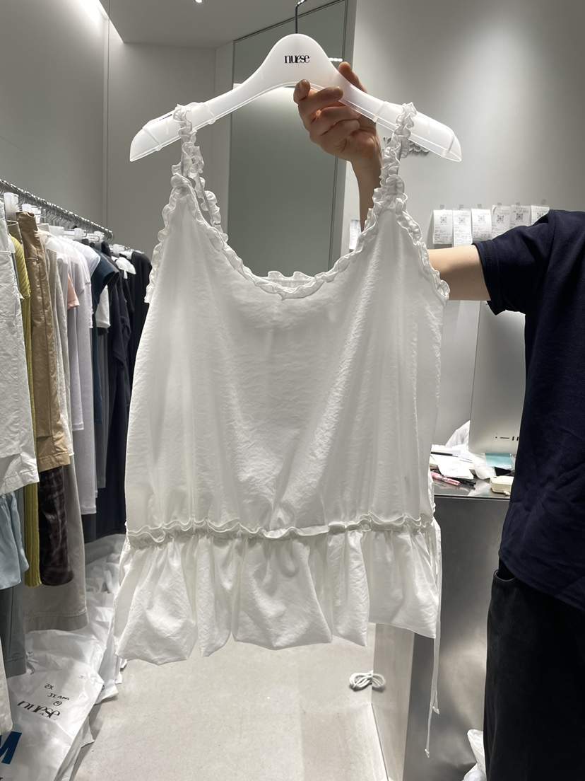 NUESE東大門實拍韓國女士新品休閑職業推薦26夏季吊帶背心NUESE吊帶/背心
