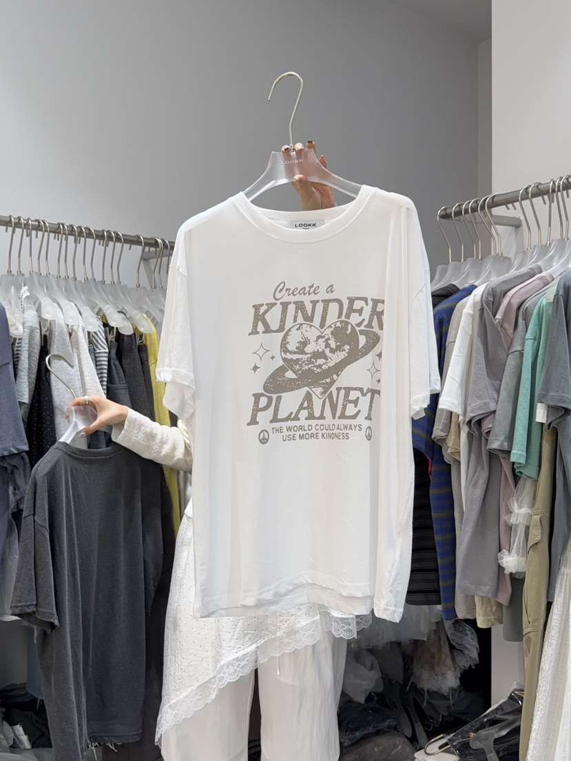LOOKK/MIMME東大門實拍韓國女士新品人氣26春夏26夏季T恤LOOKK/MIMMET恤