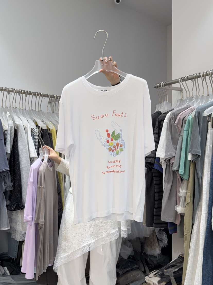 LOOKK/MIMME韓國東大門代購女裝新品26春夏人氣職業熱賣T恤LOOKK/MIMMET恤