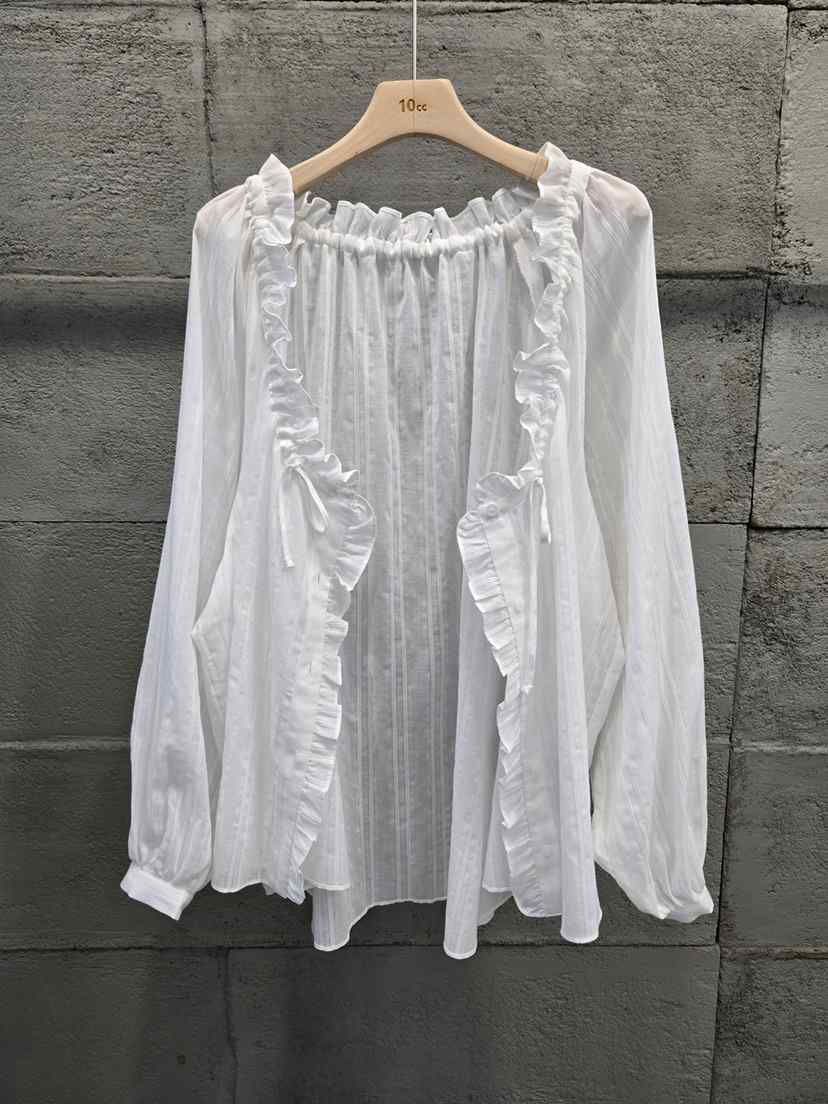 10CC韓國東大門代購女士新品26春夏26夏季職業襯衫蕾絲衫10CC襯衫/蕾絲衫
