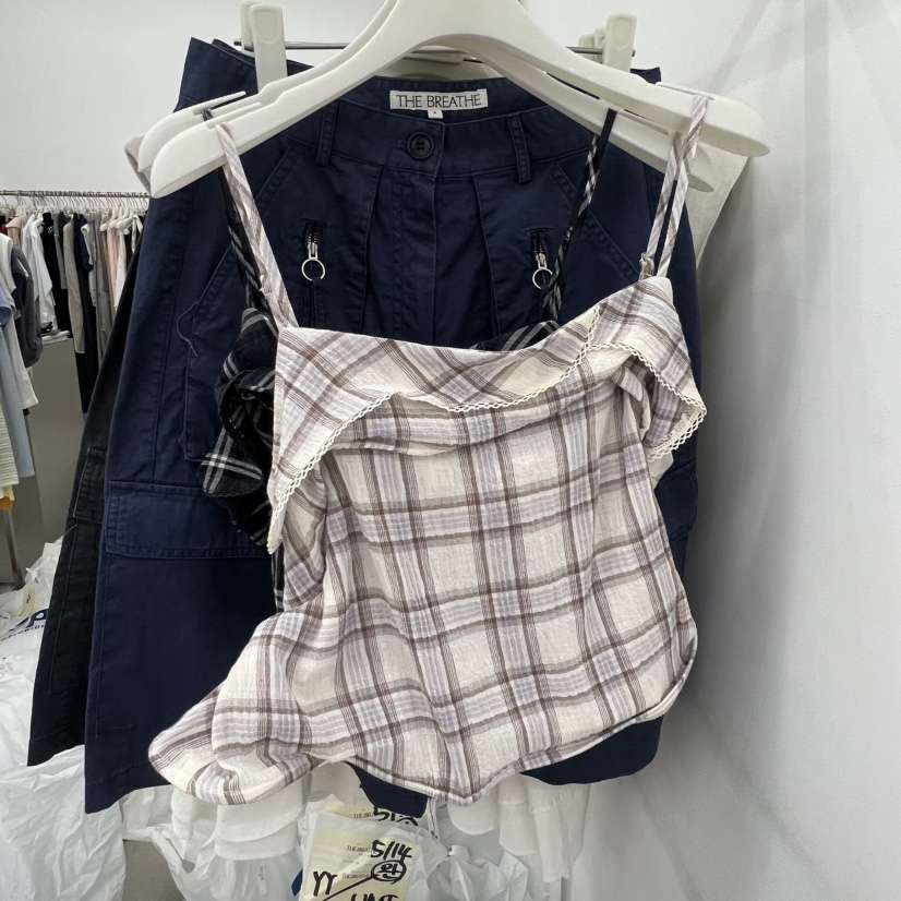 BREATHE東大門實拍韓國女裝新品26春夏職業熱賣休閑吊帶背心BREATHE吊帶/背心