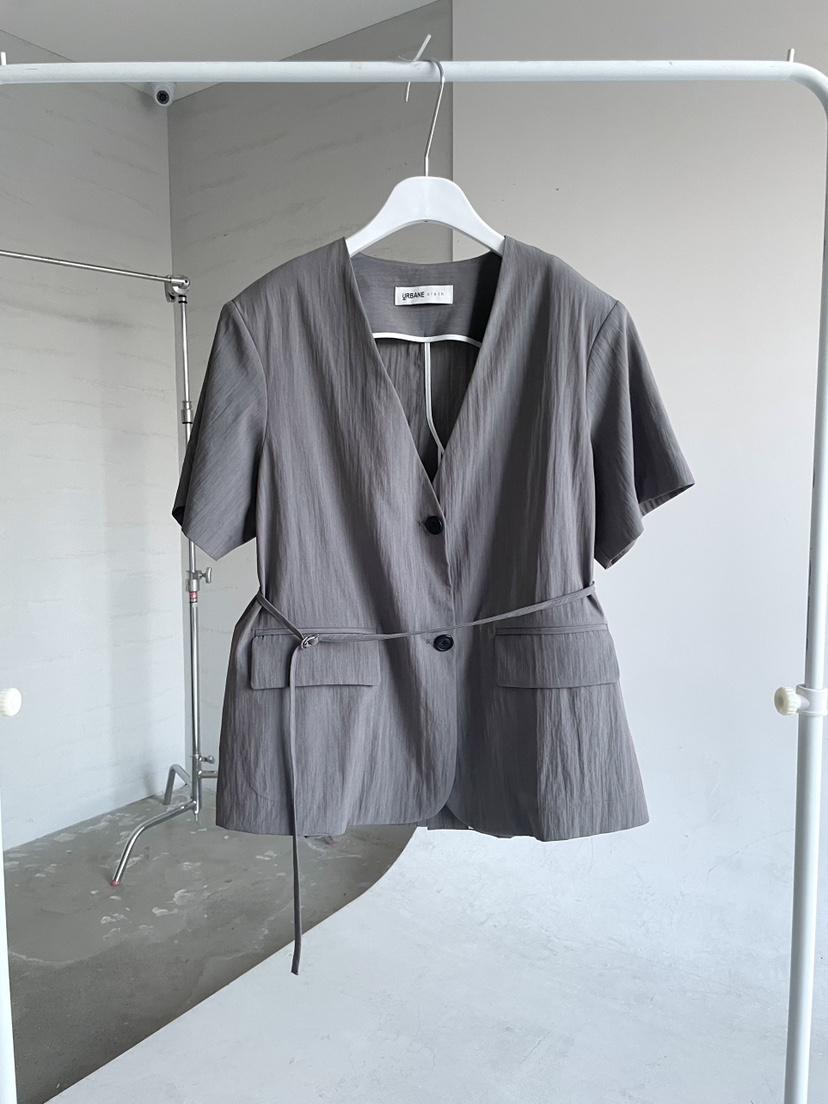 URBANE cloth韓國直郵女裝新款時尚人氣熱賣26春夏夾克含繩URBANE cloth夾克