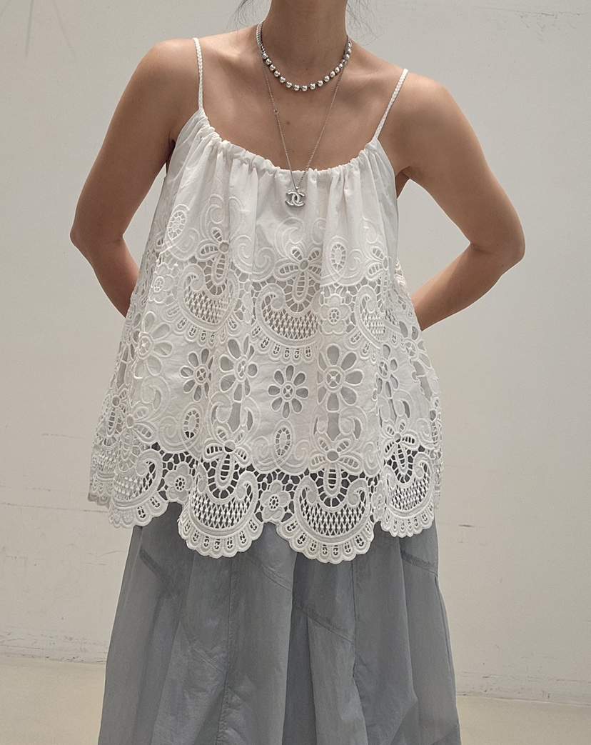 NEOUL韓國東大門代購女裝新品26春夏26夏季時尚休閑吊帶背心NEOUL/ahin雙領標簽吊帶/背心