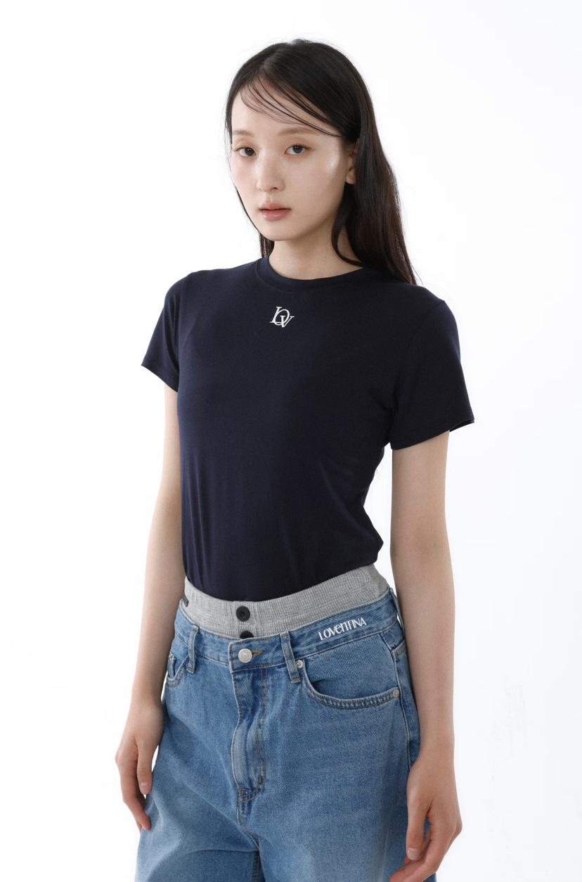 GENTLE B/LOVENTINA東大門實拍韓國女裝新品休閑T恤小號天絲GENTLE B/LOVENTINAT恤