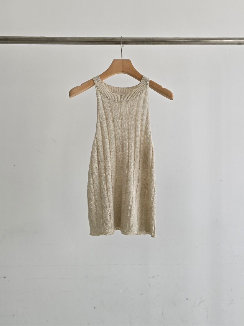 J SHOP韓國直郵實拍女士新品26夏季時尚職業吊帶背心亞麻J_SHOP吊帶/背心