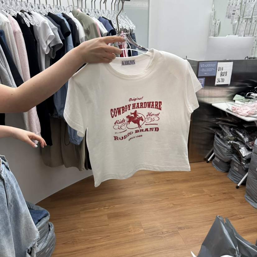 GABIZON韓國直郵女士新品26夏季推薦時尚26春夏職業熱賣T恤GABIZONT恤