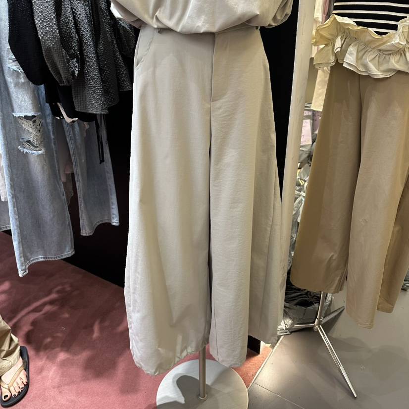 DAILY MOMENT韓國東大門代購女裝新品人氣時尚休閑褲斜紋布DAILY MOMENT休閑褲