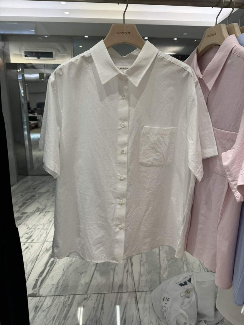 MONIQUE韓國東大門直郵女士新品休閑26春夏推薦襯衫蕾絲衫MONIQUE襯衫/蕾絲衫