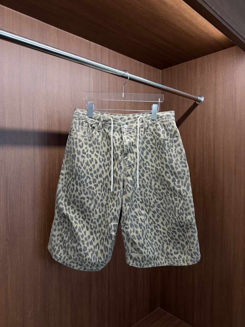 OURWAVE/OUR ROOM韓國東大門代購女士新品職業短褲豹紋Our Wave/Our Room短褲