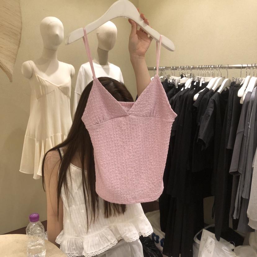 BROCCOLISALAD韓國東大門代購女士新品人氣熱賣休閑吊帶背心BROCCOLISALAD吊帶/背心