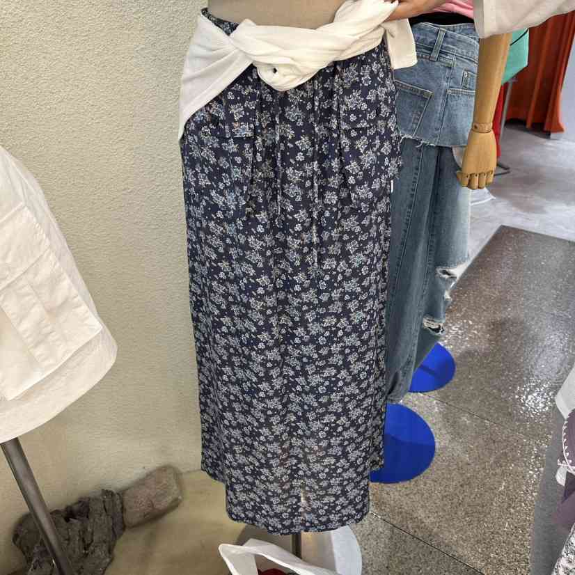 MAGOT韓國直郵實拍女士新款26春夏職業休閑時尚26夏季長裙IIIΛGOT/MAGOT長裙
