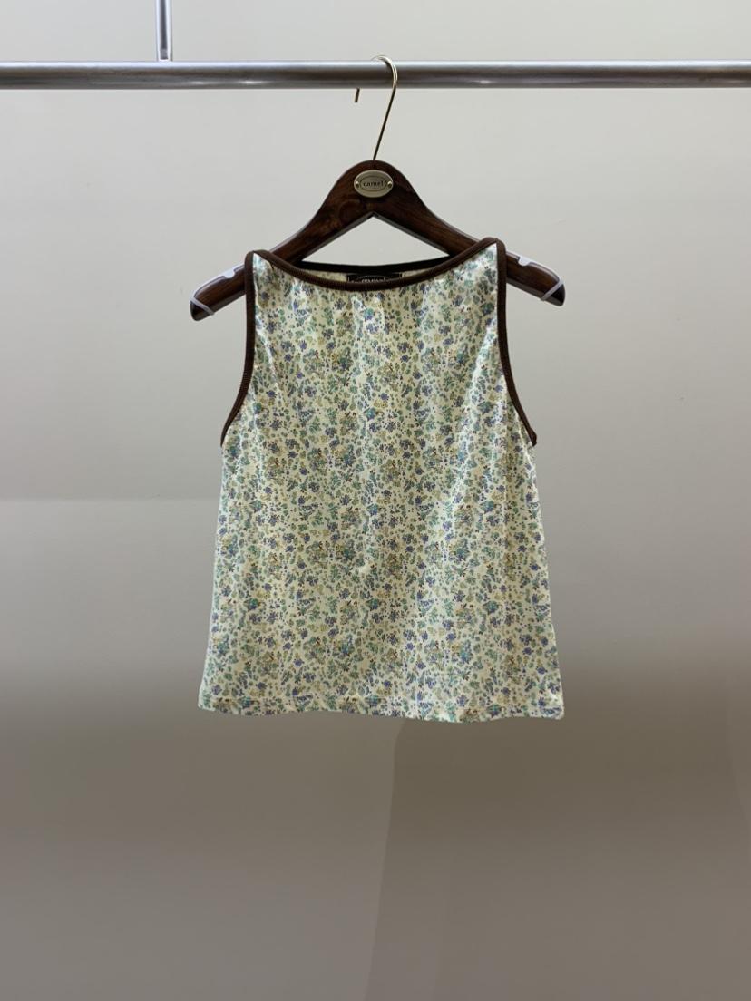 CAMEL-P韓國東大門直郵女士新品26夏季吊帶背心花朵Came_l 家吊帶/背心