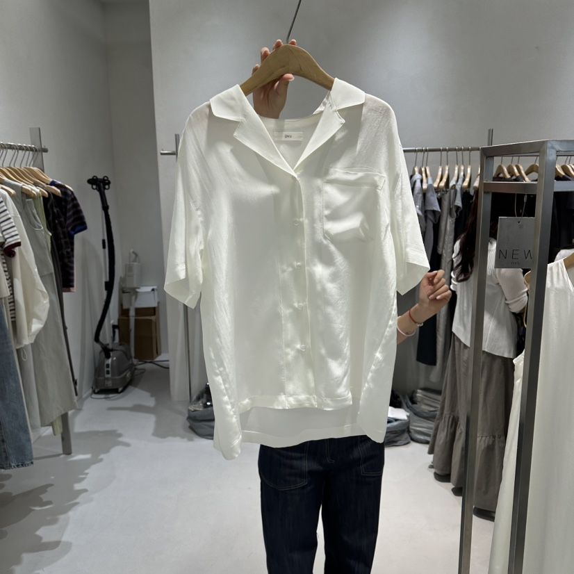 OVU韓國東大門代購女士新品職業推薦26夏季休閑襯衫蕾絲衫OVU襯衫/蕾絲衫