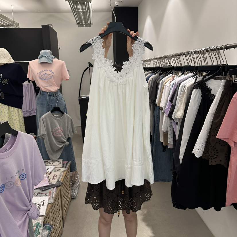 A.CES韓國直郵女士新品26春夏時尚熱賣推薦人氣連衣裙蕾絲A.CES連衣裙
