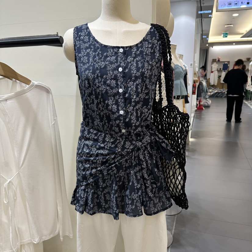 WINSOME韓國直郵實拍女裝新款休閑職業人氣吊帶背心含絲巾WINSOME吊帶/背心