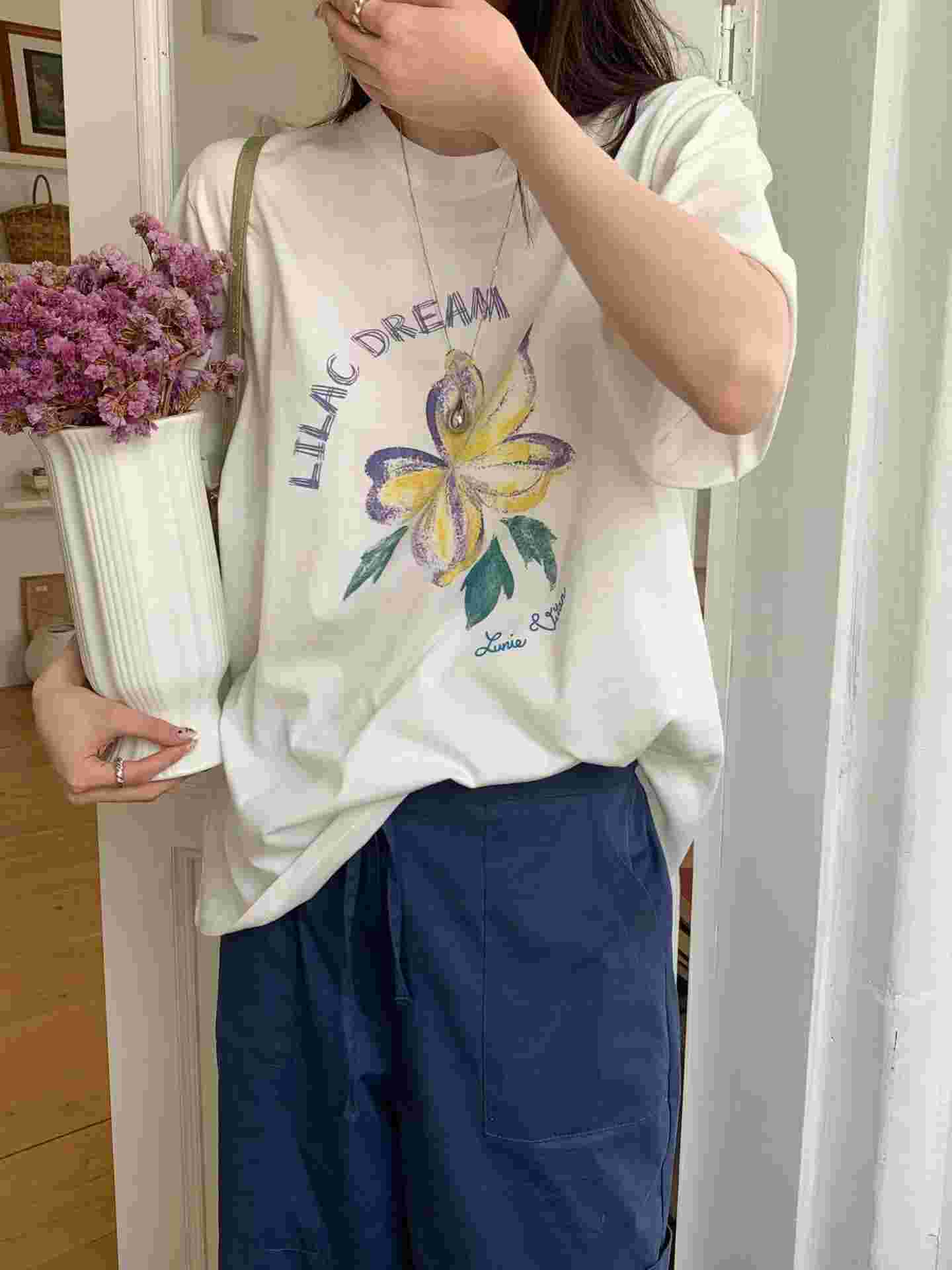 CALLMYNAME韓國直郵女士新款時尚26夏季熱賣職業休閑人氣T恤Call my nameT恤