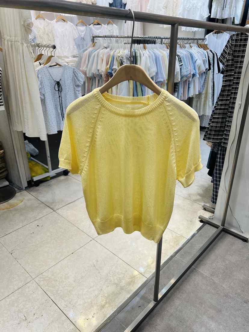 BLACK NOTE韓國代購女裝新品時尚人氣職業26春夏針織衫棉質BLACK NOTE針織衫