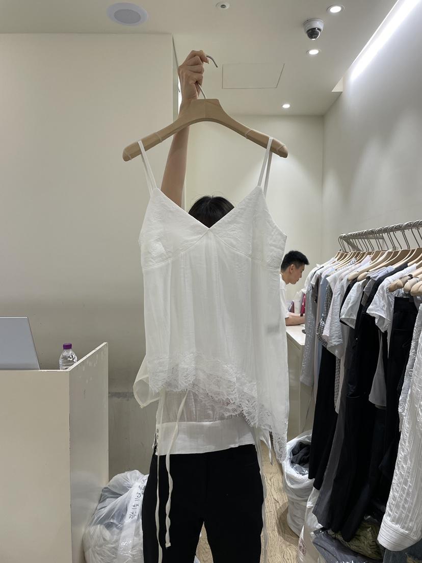 FLOWER-L東大門實拍韓國女士新品休閑熱賣26春夏吊帶背心FLOWER-L吊帶/背心
