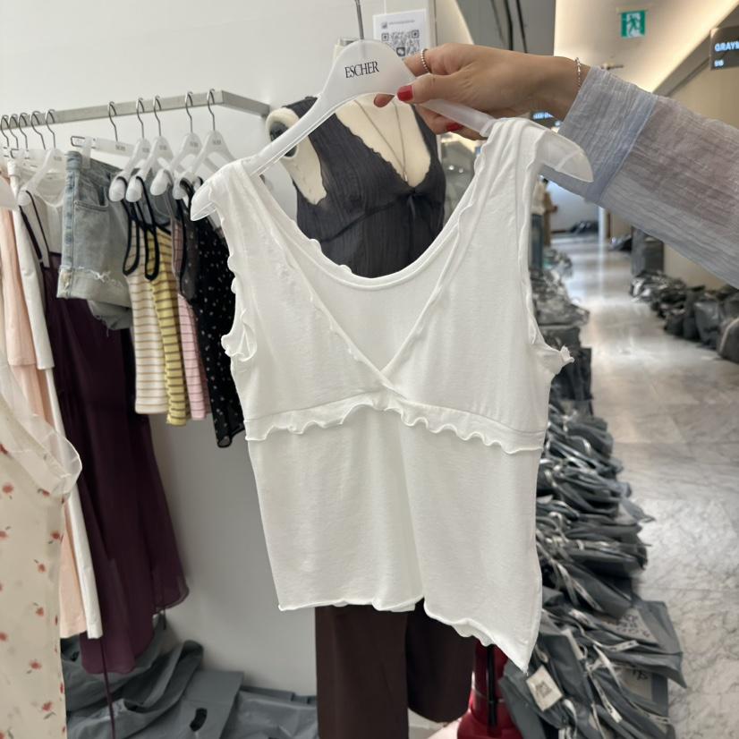 ESCHER韓國東大門代購女士新款職業26春夏熱賣休閑吊帶背心ESCHER吊帶/背心