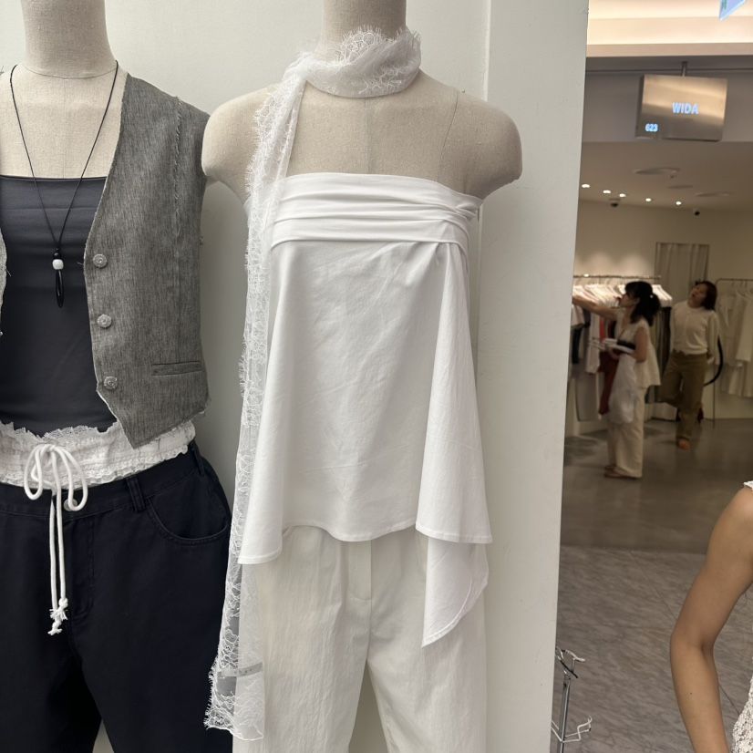 CHAV韓國代購女士新款時尚推薦人氣26春夏吊帶背心不含圍巾CHAV吊帶/背心