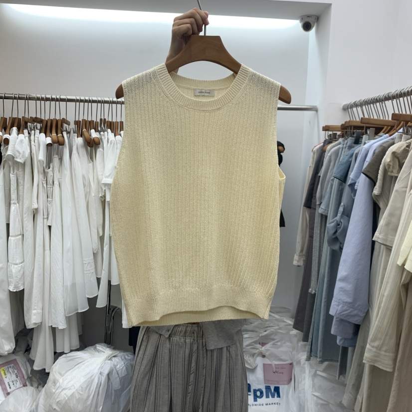 DRESS ROOM東大門實拍韓國女裝新品26夏季熱賣職業吊帶背心DRESS ROOM吊帶/背心