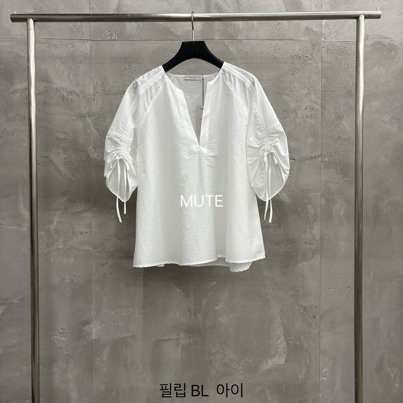 MUTE-P韓國代購女士新款時尚休閑26春夏推薦26夏季襯衫蕾絲衫MUTE襯衫/蕾絲衫