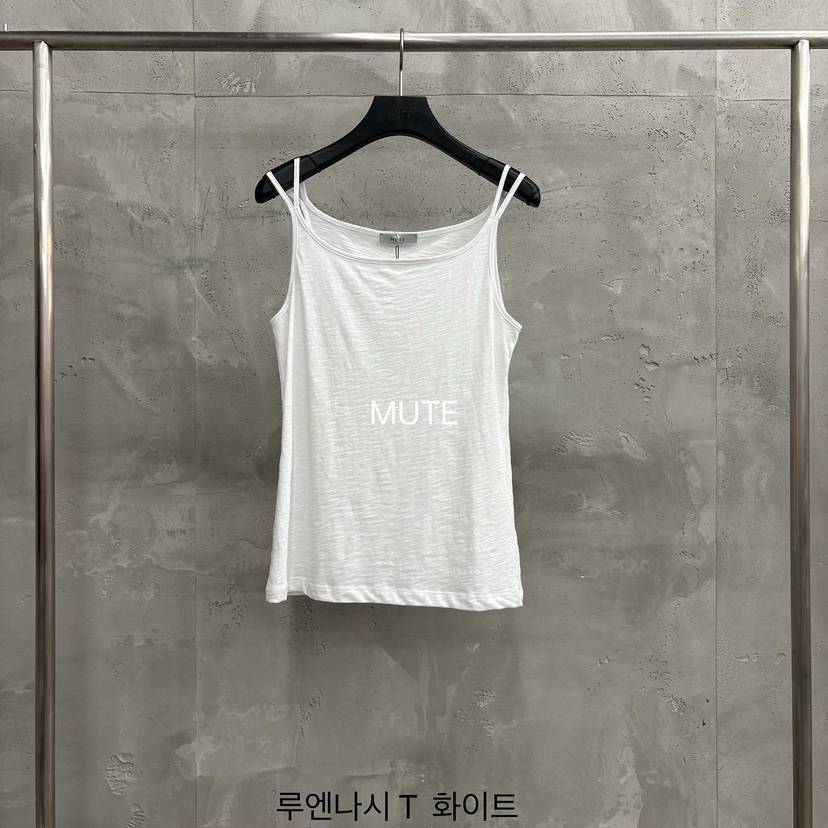 MUTE-P韓國代購女士新品26春夏休閑推薦熱賣時尚吊帶背心MUTE吊帶/背心