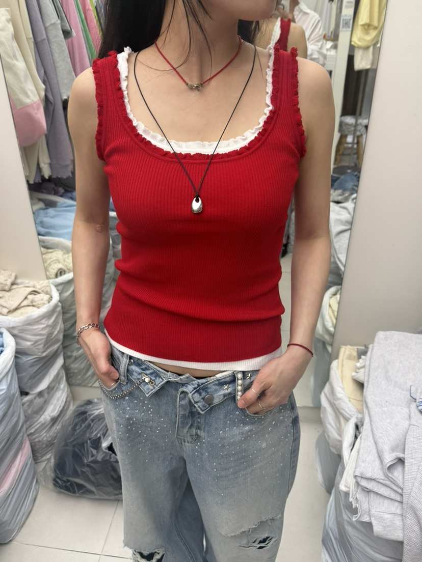 PAIRING韓國東大門直郵女裝新品26夏季人氣吊帶背心不含內搭PAIRING吊帶/背心