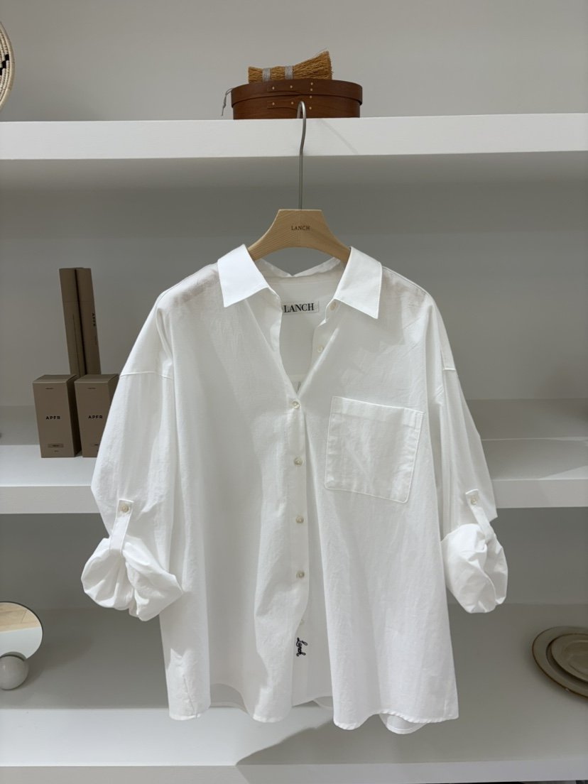 LANCH韓國直郵女士新款職業時尚休閑熱賣26春夏襯衫蕾絲衫LANCH襯衫/蕾絲衫