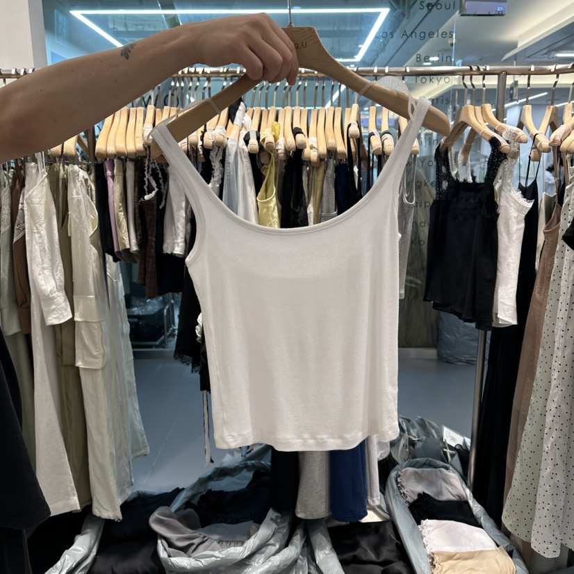 HONG.U韓國代購女士新品推薦時尚人氣熱賣職業26春夏吊帶背心HONG.U吊帶/背心