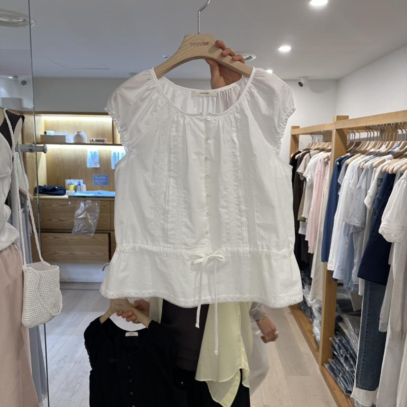 ROUNDER韓國東大門代購女裝新品26夏季時尚休閑26春夏吊帶背心ROUNDER吊帶/背心