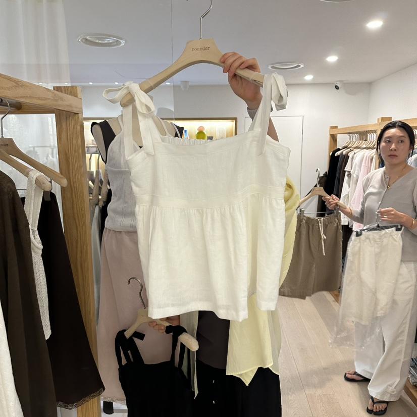 ROUNDER韓國直郵女裝新款26春夏職業熱賣人氣推薦吊帶背心ROUNDER吊帶/背心