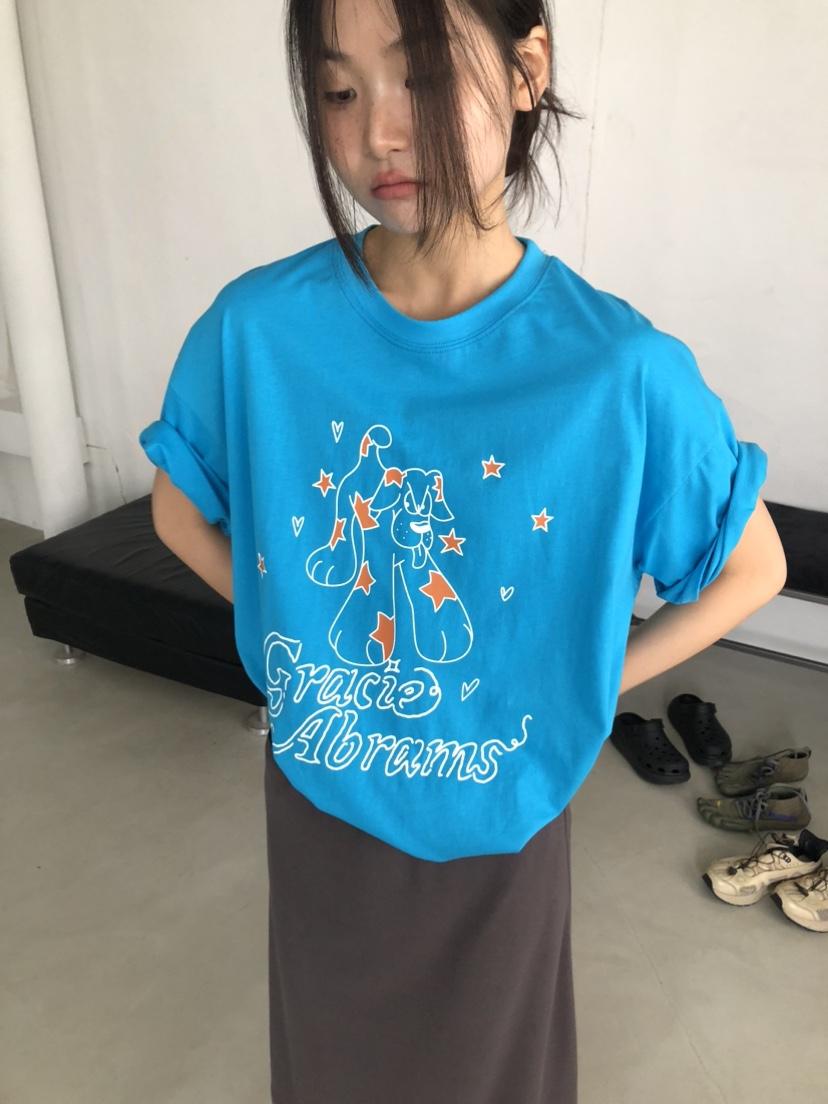 FLASH/I LOVE ME東大門實拍韓國女士新款時尚職業26夏季T恤FLASH/I LOVE MET恤