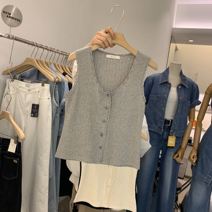 PHILO韓國直郵實拍女士新品職業26春夏26夏季時尚吊帶背心PHILO吊帶/背心