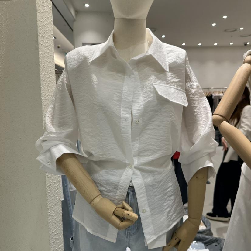 BLUEI-D/N SHARP韓國東大門代購女士新品人氣襯衫蕾絲衫Blue i-d/N SHARP襯衫/蕾絲衫