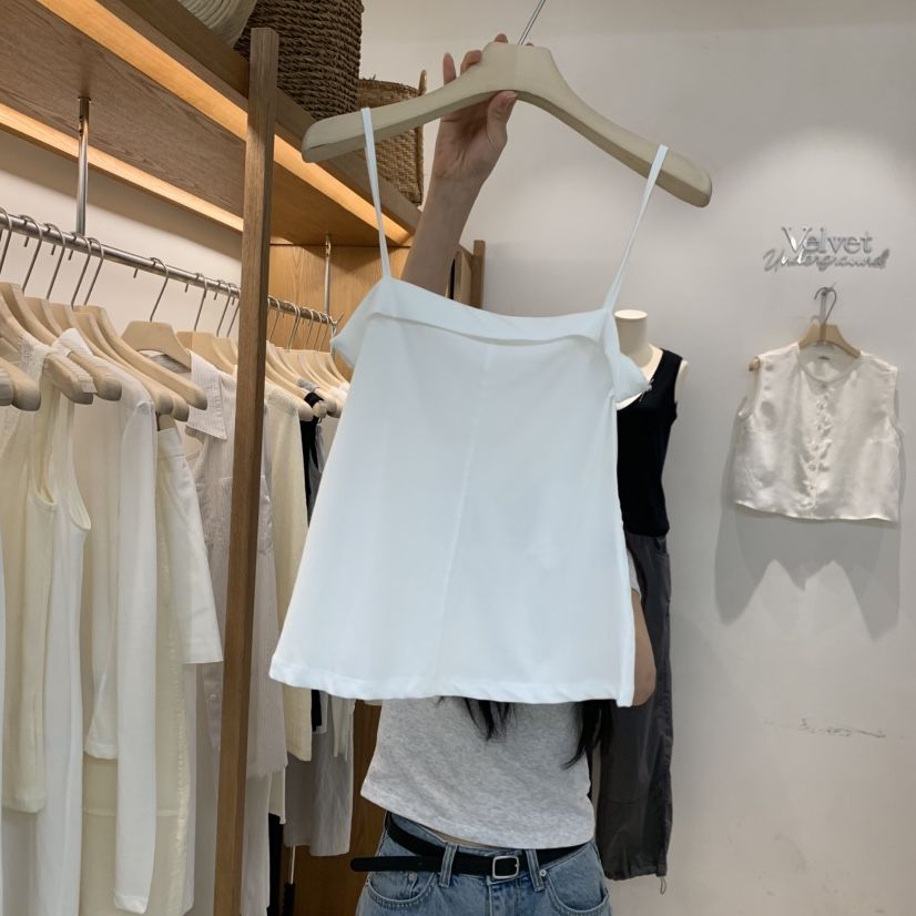 VELVET UNDERGROUND韓國代購女裝新款職業26夏季吊帶背心VELVET UNDERGROUND吊帶/背心