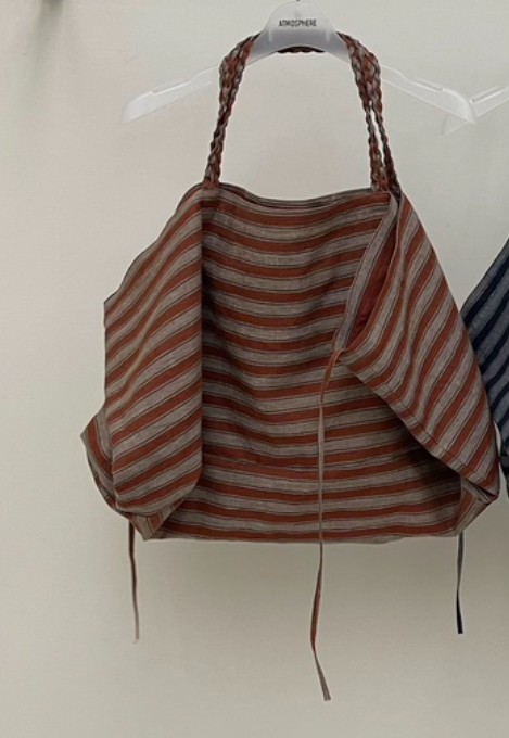 ATMOSPHERE東大門實拍韓國女士新品推薦單肩斜跨包亞麻布ATMOSPHERE/BLING單肩/斜跨包