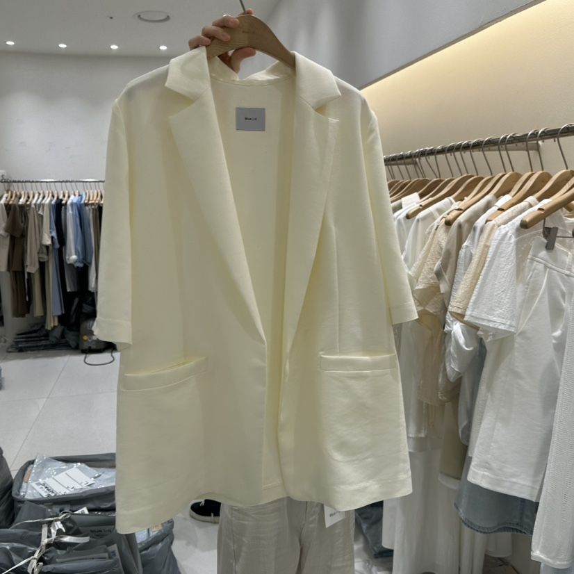 BLUEI-D/N SHARP韓國代購女裝新品職業26夏季熱賣夾克Blue i-d/N SHARP夾克