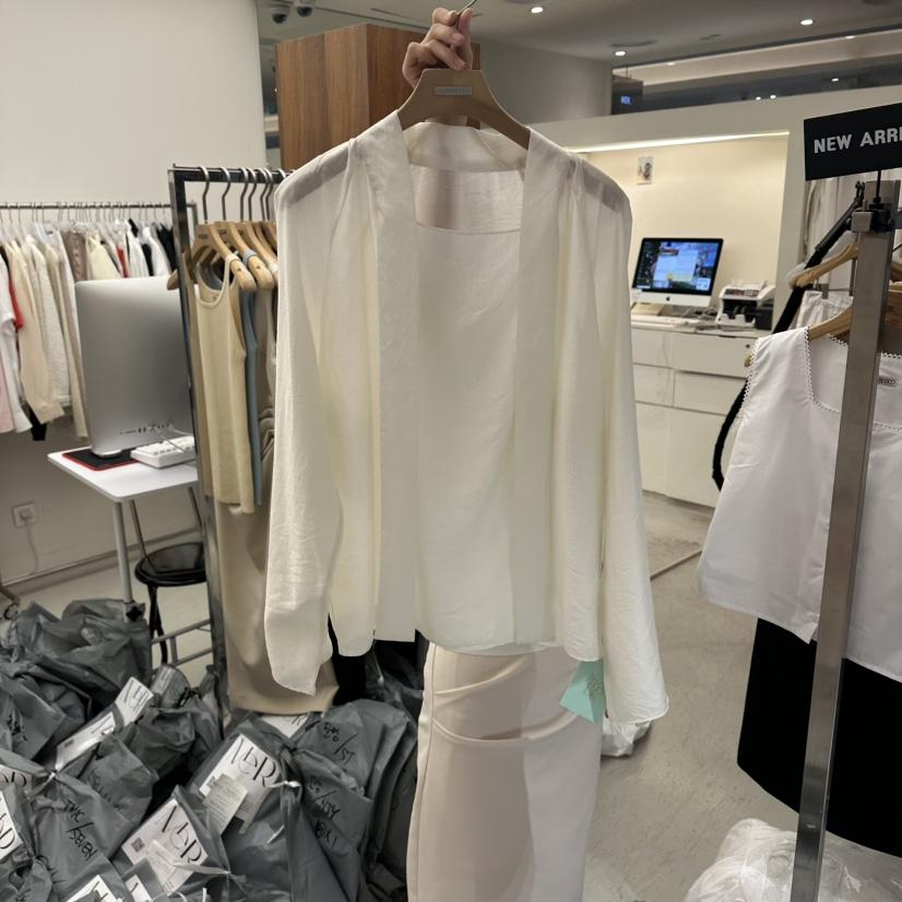MER韓國直郵女士新品26春夏推薦熱賣職業時尚休閑襯衫蕾絲衫MER/ANGELO BIANCO襯衫/蕾絲衫