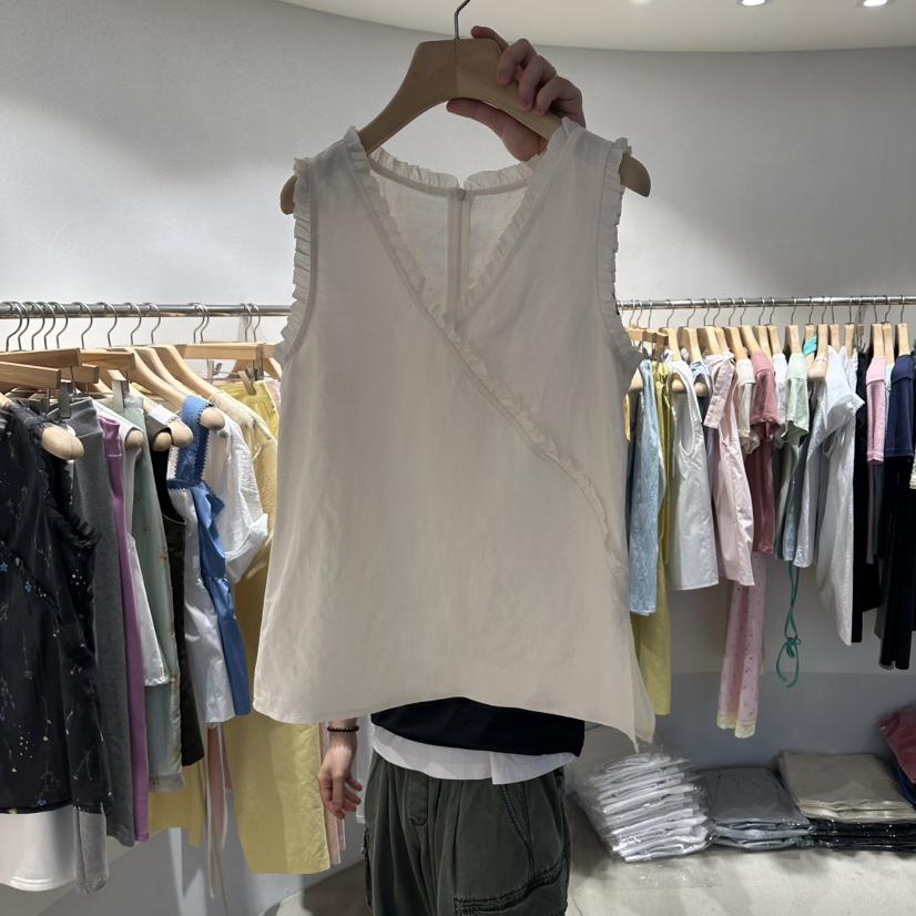 ROOM K-P東大門實拍韓國女士新款26春夏休閑職業吊帶背心roomk吊帶/背心