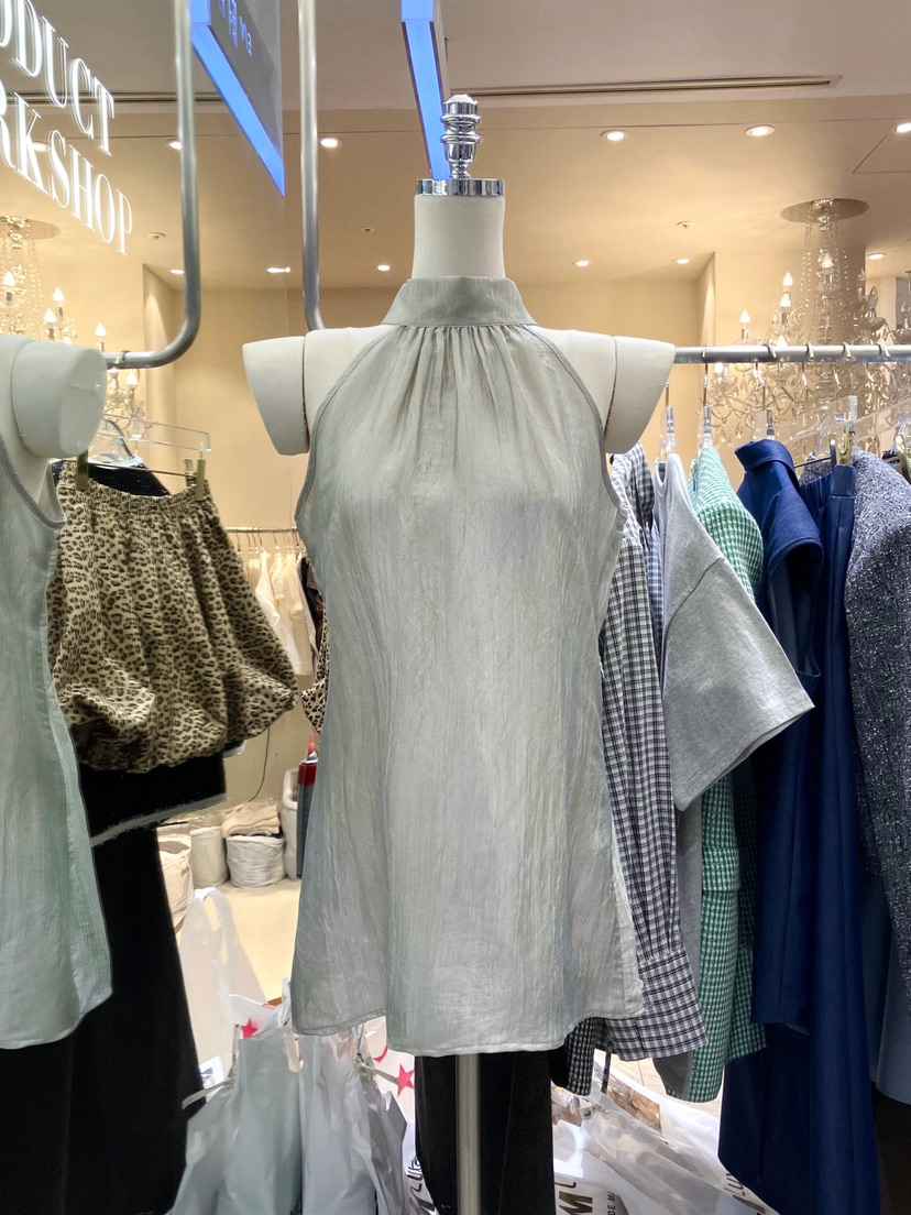 WORK SHOP東大門實拍韓國女士新品熱賣吊帶背心含繩雪紡Work_shop吊帶/背心