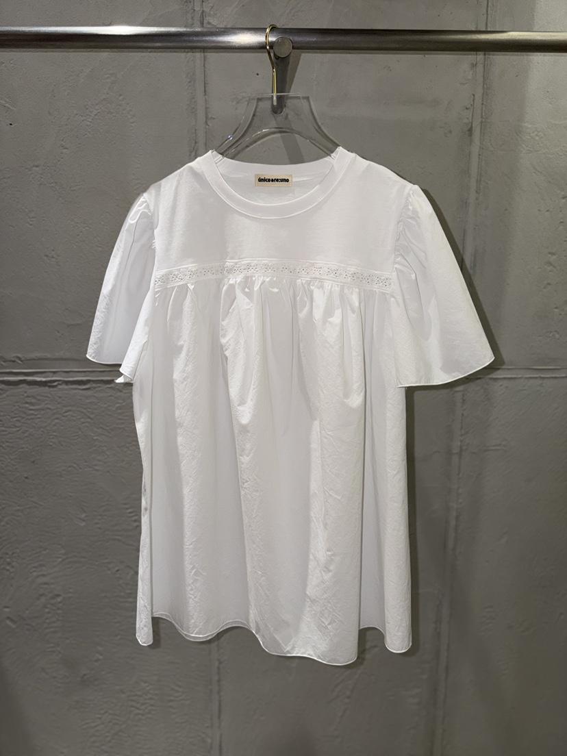 UNICO-p韓國直郵實拍女裝新品職業休閑熱賣26夏季襯衫蕾絲衫UNICO襯衫/蕾絲衫