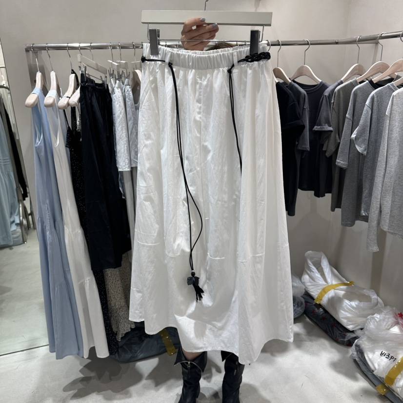 Color B韓國直郵女士新款人氣職業26夏季時尚長裙不含腰帶Color B長裙