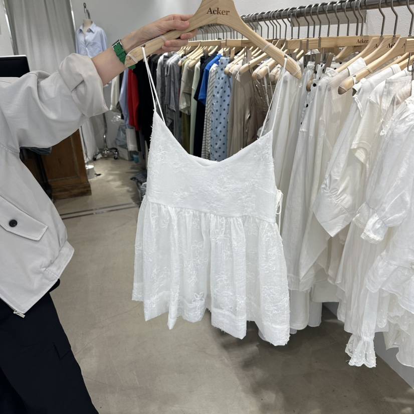 ACKER韓國直郵女裝新品職業熱賣26春夏休閑人氣推薦吊帶背心ACKER吊帶/背心