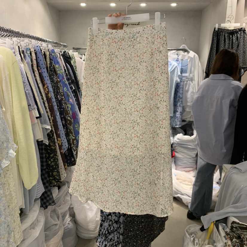 LOGROAD韓國直郵實拍女士新款人氣26夏季熱賣時尚職業長裙LOG ROAD長裙