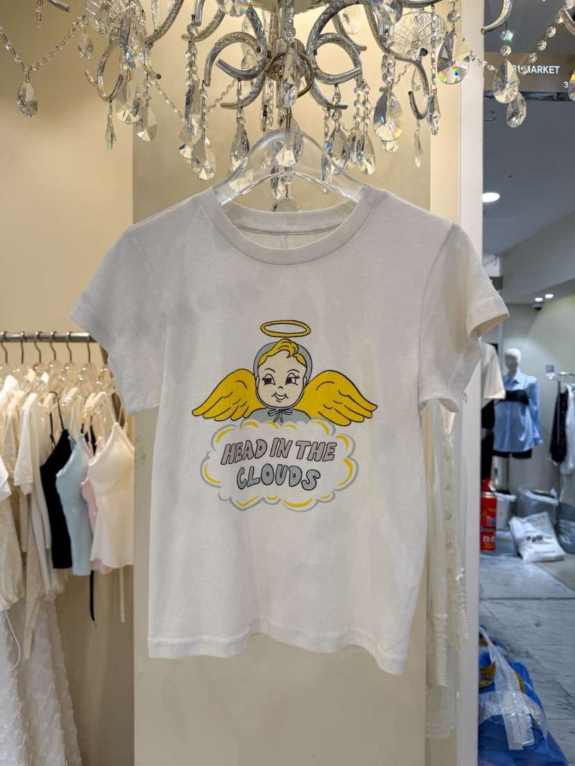 81 MARKET-L韓國直郵女裝新款休閑26夏季推薦時尚職業T恤81 MARKET-LT恤