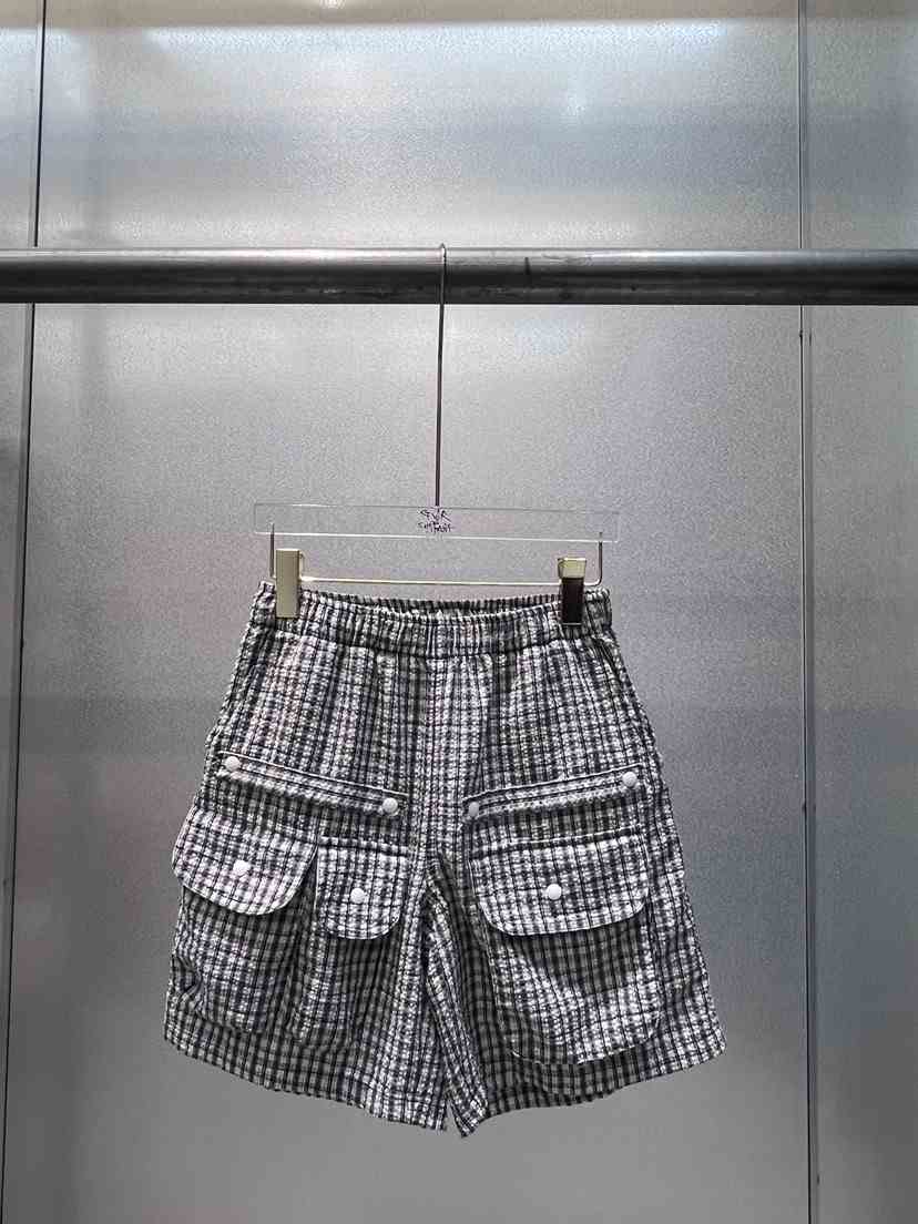 VARY COON韓國東大門代購女士新品26夏季休閑褲口袋格紋Cido休閑褲